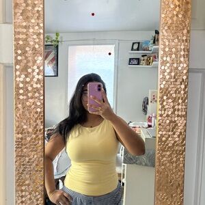 Abercrombie & Fitch Yellow Tank Top